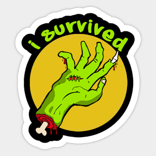 I survived Sticker